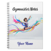 Personalized Gymnastics Notes Notizblock (Vorderseite)