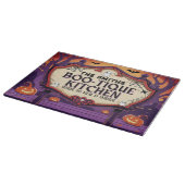 Personalized Halloween Boo-Tique Kitchen Schneidebrett (Ecke)