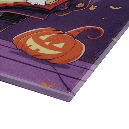 Personalized Halloween Boo-Tique Kitchen Schneidebrett (Ecke)
