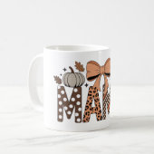 Personalized Halloween Mama – Cute Spooky Kaffeetasse (Vorderseite Links)