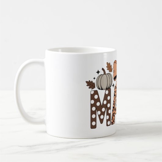 Personalized Halloween Mama – Cute Spooky Kaffeetasse (Links)