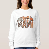 Personalized Halloween Mama – Cute Spooky Sweatshirt (Vorderseite)