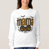 Personalized Halloween Mama – Cute Spooky Sweatshirt (Vorderseite)