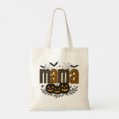 Personalized Halloween Mama – Cute Spooky Tragetasche (Rückseite)