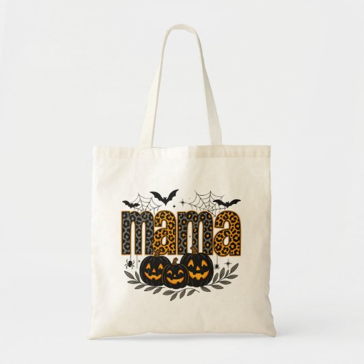 Personalized Halloween Mama – Cute Spooky Tragetasche (Vorne)