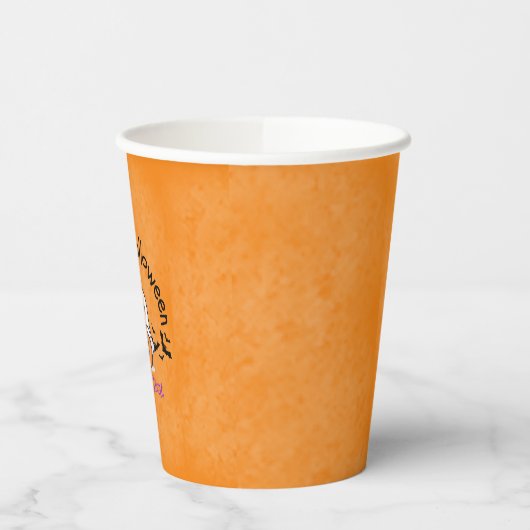 Personalized Halloween Party Paper Cups Pappbecher (Links)