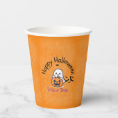 Personalized Halloween Party Paper Cups Pappbecher (Vorderseite)