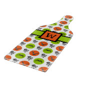Personalized Halloween Pattern Custom Monogram Schneidebrett (Ecke)