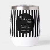Personalized Halloween RIP Black and White Stripe (Vorderseite)