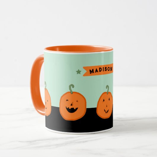 Personalized Halloween Tasse (Vorderseite Links)