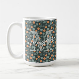 Personalized Hand-Drawn Floral Mug Kaffeetasse