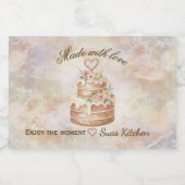 Personalized Handmade- Love custom kitchen lable Lebensmitteletikett (Einzelnes Label)