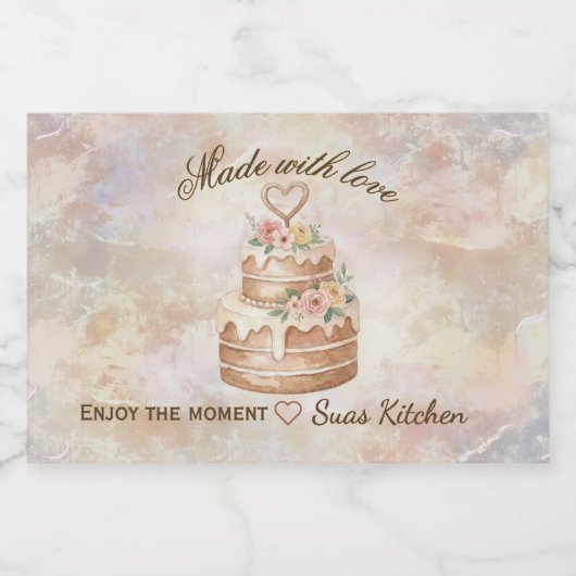 Personalized Handmade- Love custom kitchen lable Lebensmitteletikett (Einzelnes Label)