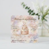 Personalized Handmade- Love custom visit lable Einladung (Stehend Vorderseite)