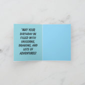 Personalized Happy Birthday Card Einladung (Innenseite)