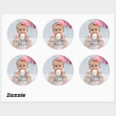 Personalized Happy Birthday Custom Photo Stickers (Blatt)