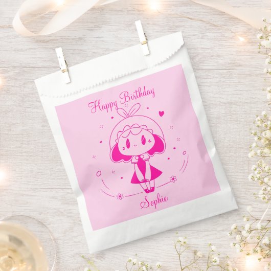 Personalized Happy Birthday Geschenktütchen (Ausgeschnitten)