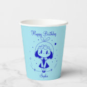 Personalized Happy Birthday Pappbecher (Rückseite)