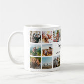 Personalized Happy Birthday Photo Collage Mug Kaffeetasse (Links)