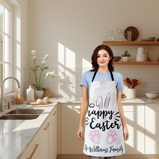 Personalized Happy Easter All-Over Print Apron Schürze