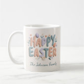 Personalized Happy Easter Family Mug Kaffeetasse (Links)