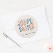 Personalized Happy Easter Family Stickers (Umschlag)