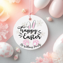 Personalized Happy Easter Favor Tags Geschenkanhänger