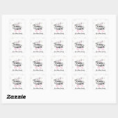 Personalized Happy Easter Sticker (Blatt)
