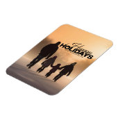 Personalized Happy Holidays Missing You Magnet (Linke Seite)