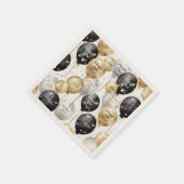 Personalized Happy New Year Party Napkin Serviette (Ecke)