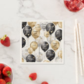 Personalized Happy New Year Party Napkin Serviette (Beispiel)