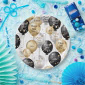 Personalized Happy New Year Party Pappteller (Party)