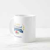 Personalized Happy Retirement Amazing Teacher Kaffeetasse (Vorderseite Links)