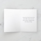 Personalized Happy Sweetest Day with Message  Karte (Innenseite)