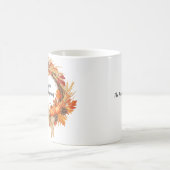 Personalized Happy Thanksgiving mug Kaffeetasse (Mittel)