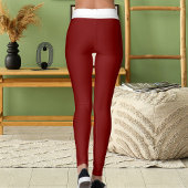 Personalized Happy Valentine's Day Pet Lovers Red Leggings