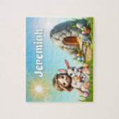 Personalized He Is Risen Easter Puzzle (Vertikal)