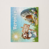 Personalized He Is Risen Easter Puzzle (Vertikal)