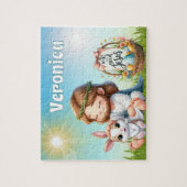 Personalized He Is Risen Easter Puzzle (Vertikal)