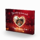Personalized Heart Photo Frame Fotoblock (Rechts)