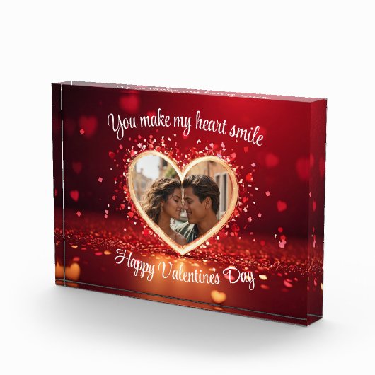 Personalized Heart Photo Frame Fotoblock (Rechts)