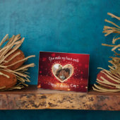 Personalized Heart Photo Frame Fotoplatte (Seite)