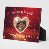 Personalized Heart Photo Frame Fotoplatte (Seite)