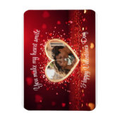 Personalized Heart Photo Frame Magnet (Vertikal)