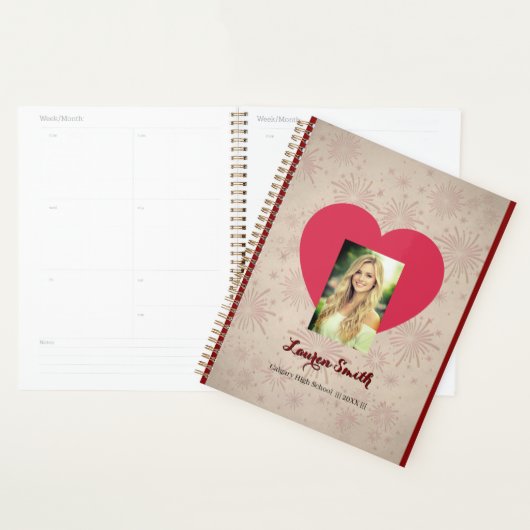 Personalized Heart Photo Planner  Planer (Anzeige)