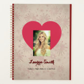 Personalized Heart Photo Planner  Planer (Vorderseite)