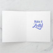 Personalized Hey Gurl Funny Lemon Lime Karte (Innenseite)