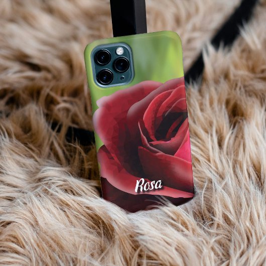 Personalized High-Poly Rose In Bloom Phone Case iPhone Hülle