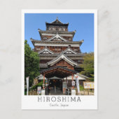 Personalized Hiroshima Castle, Japan Postkarte (Vorderseite)
