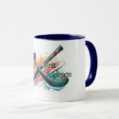 Personalized Hockey Player Mug Tasse (VorderseiteRechts)